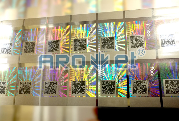 东升国际X1双头喷码装备在镭射防伪标签上的应用